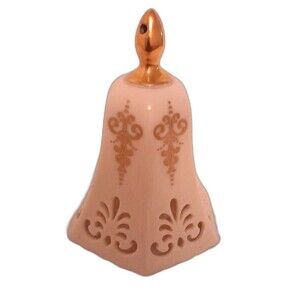 Lenox china pierced bell Christmas ornament 1990 porcelain
